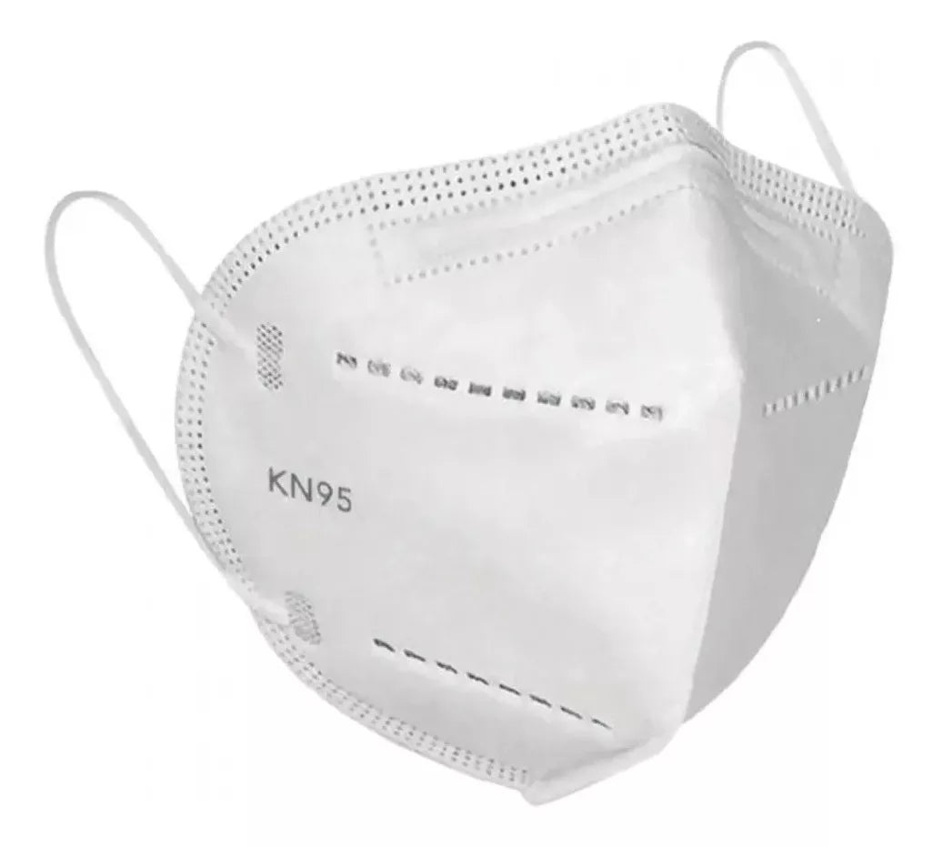 Cubrebocas Mascarilla 5 Capas Termosellado Plisado 25 Piezas Blanco