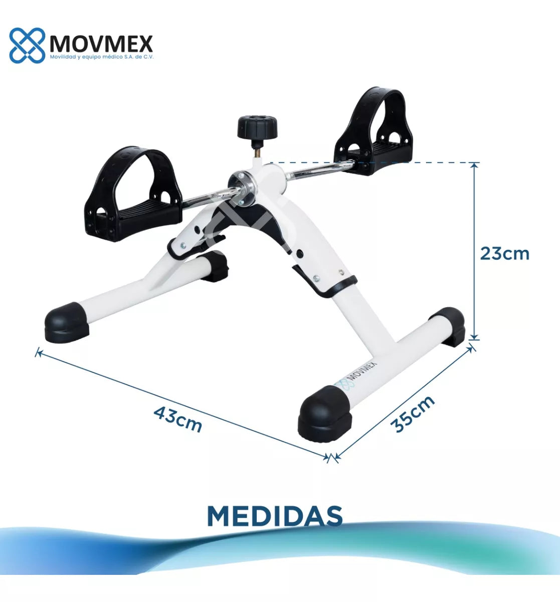 Pedales Para Rehabilitación Plegable Portatil