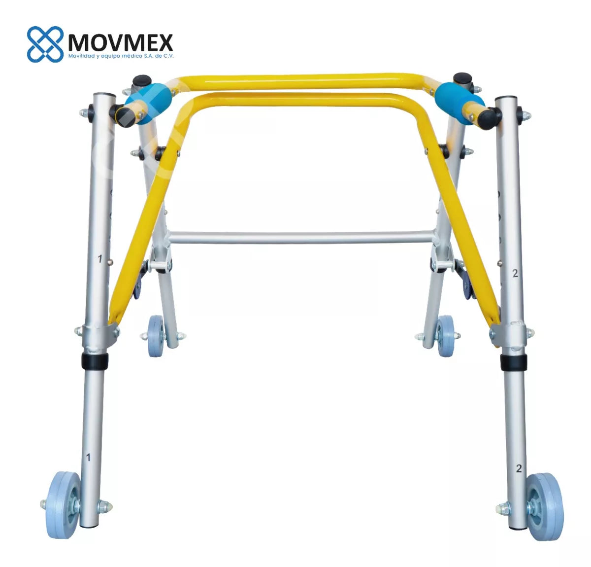 Andadera Ortopédica Posterior Infantil Mate Amarilla Movmex