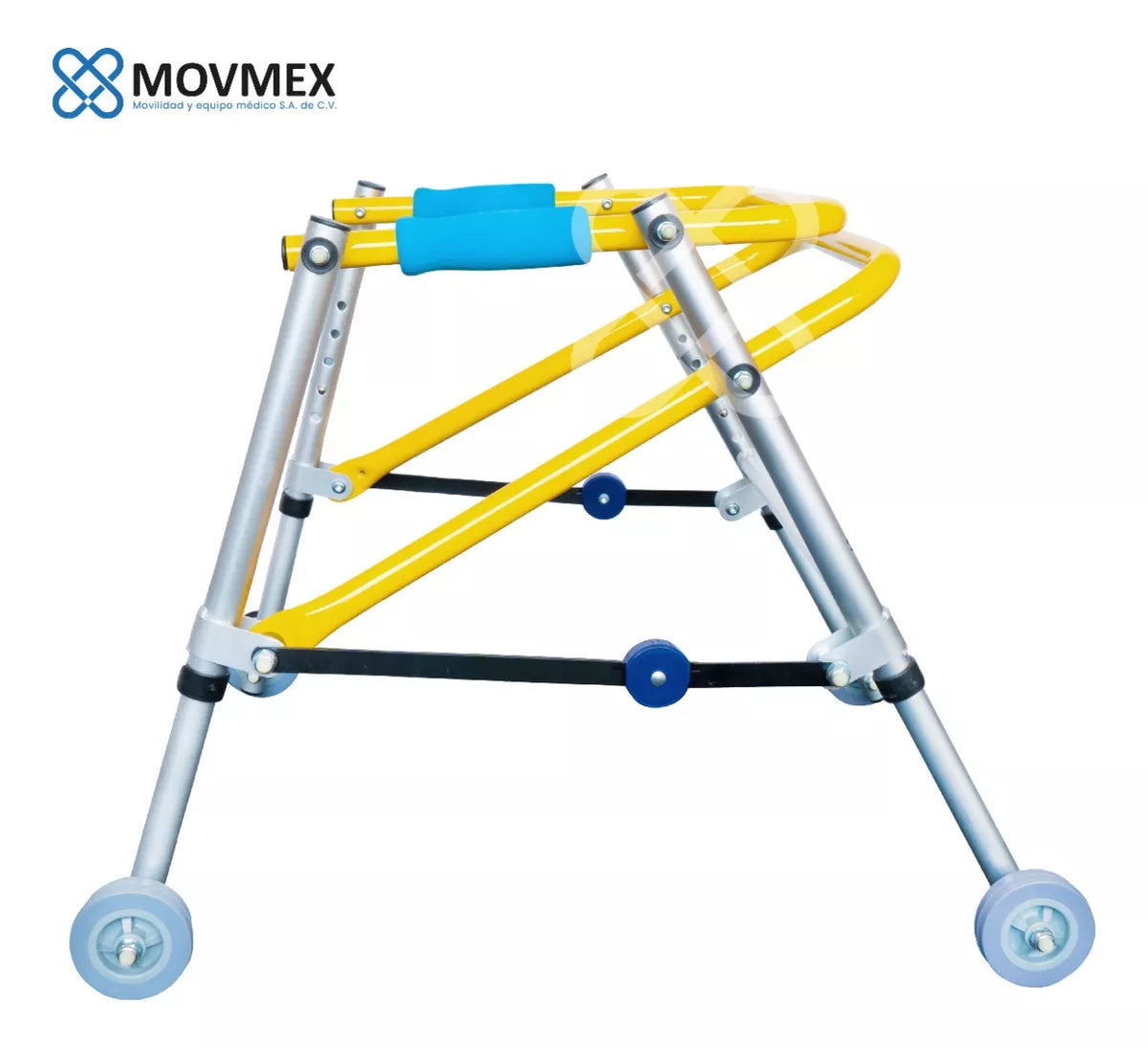 Andadera Ortopédica Posterior Infantil Mate Amarilla Movmex