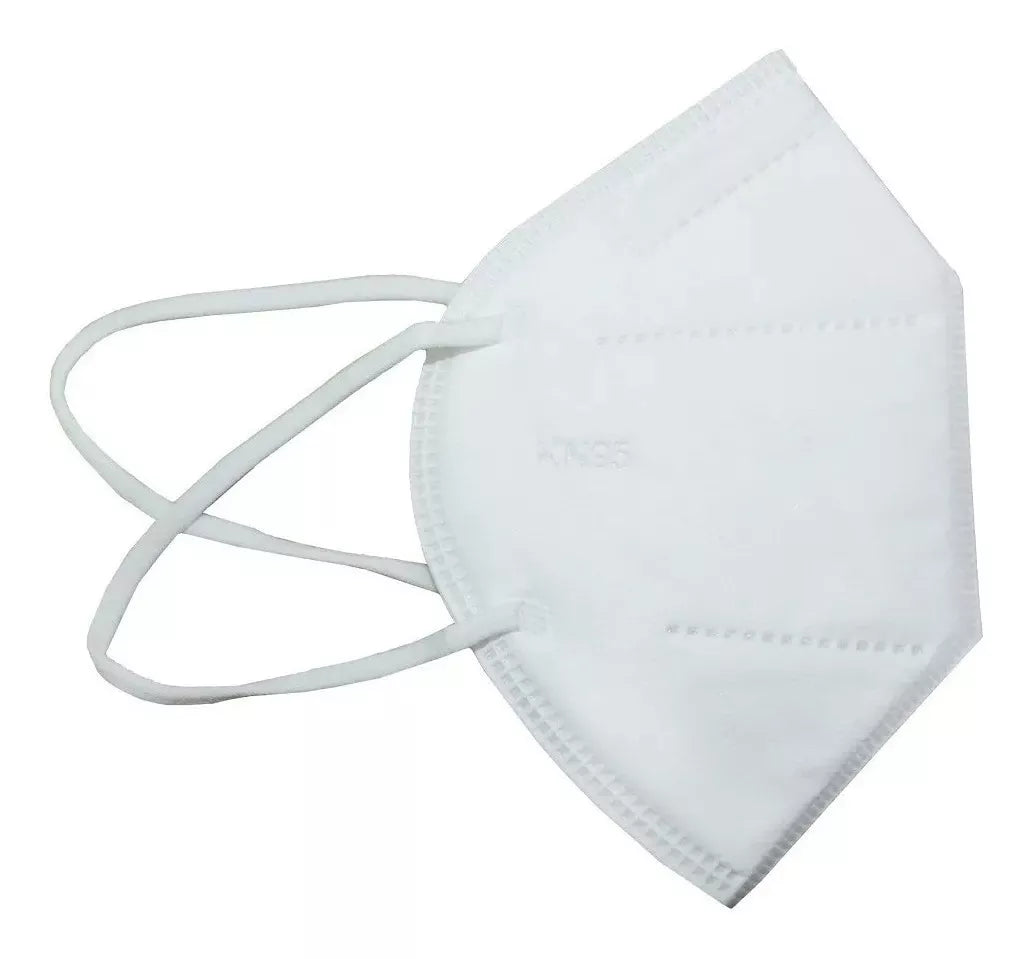Cubrebocas Mascarilla 5 Capas Termosellado Plisado 25 Piezas Blanco