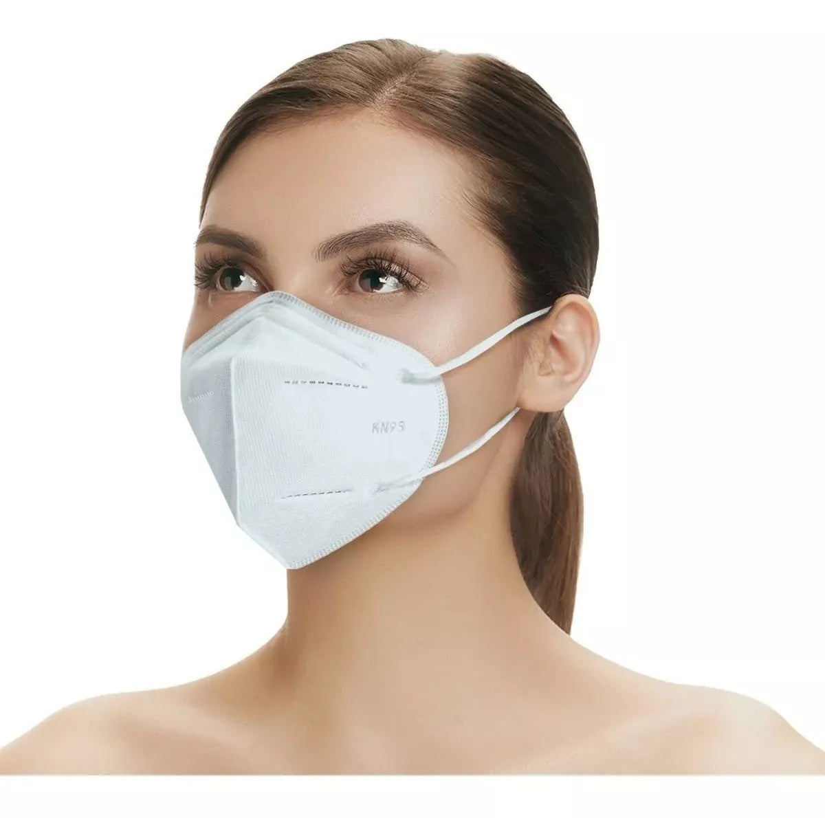Cubrebocas Mascarilla 5 Capas Termosellado Plisado 25 Piezas Blanco