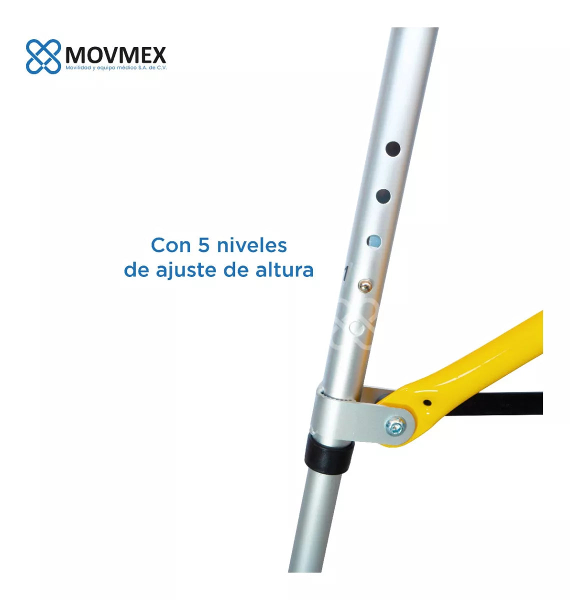 Andadera Ortopédica Posterior Infantil Mate Amarilla Movmex