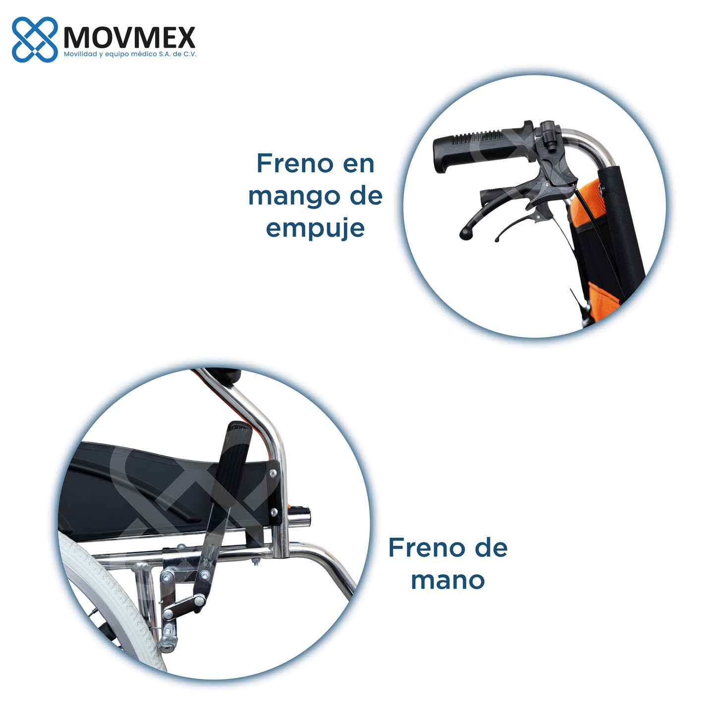 Silla De Ruedas Aluminio Solida Plegable Karolinska Movmex