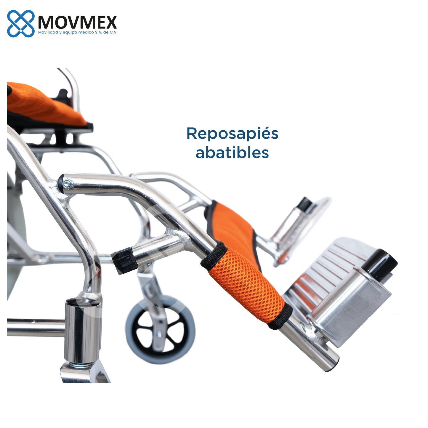 Silla De Ruedas Aluminio Solida Plegable Karolinska Movmex