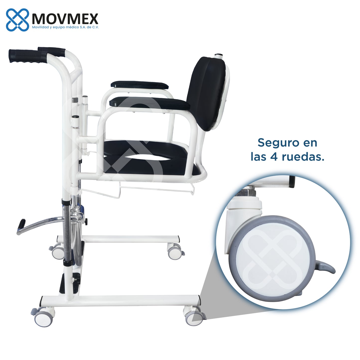 Silla de Transferencia Hidráulica con Cómodo Mayo