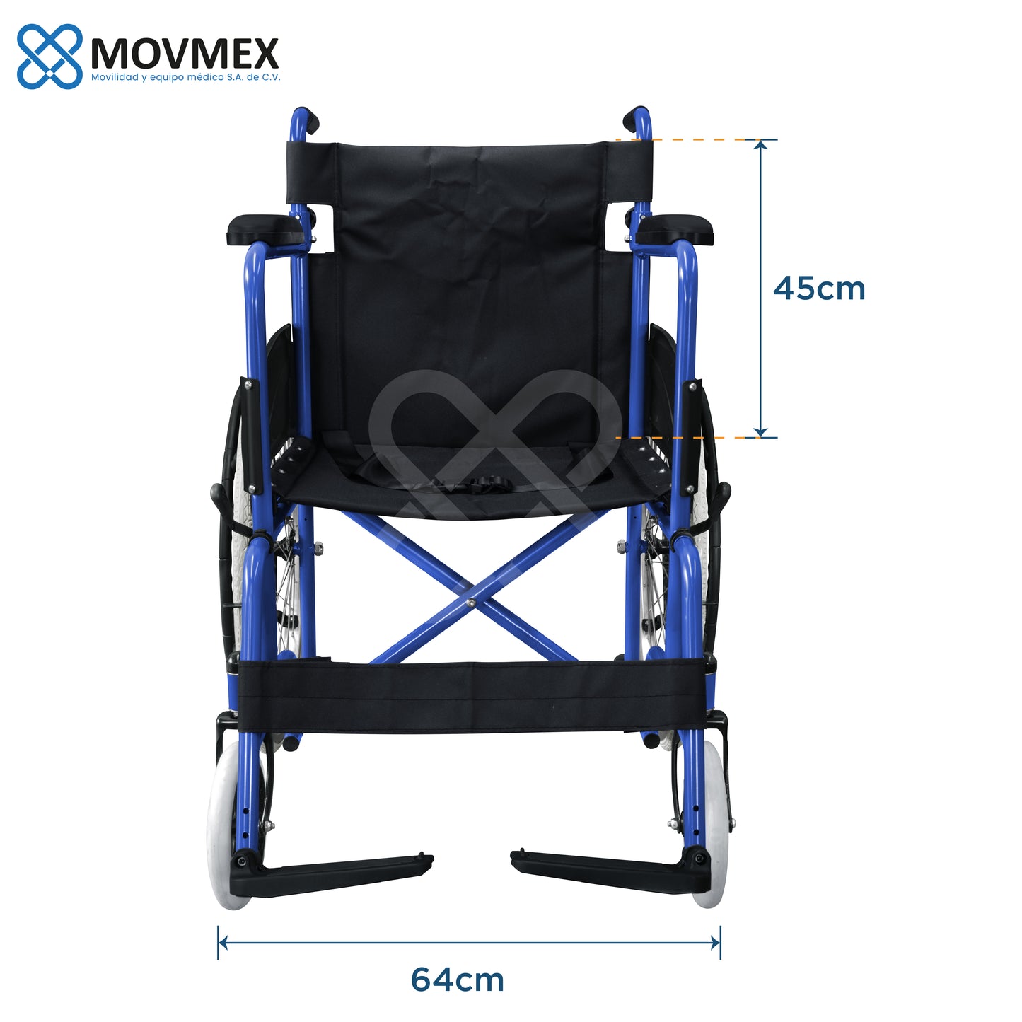 SILLA DE RUEDAS BÁSICA LLANTA SÓLIDA ZINIC