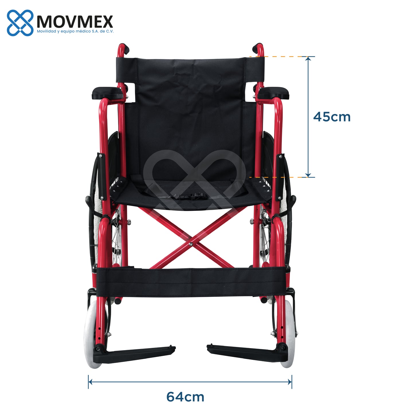 SILLA DE RUEDAS BÁSICA LLANTA SÓLIDA ZINIC