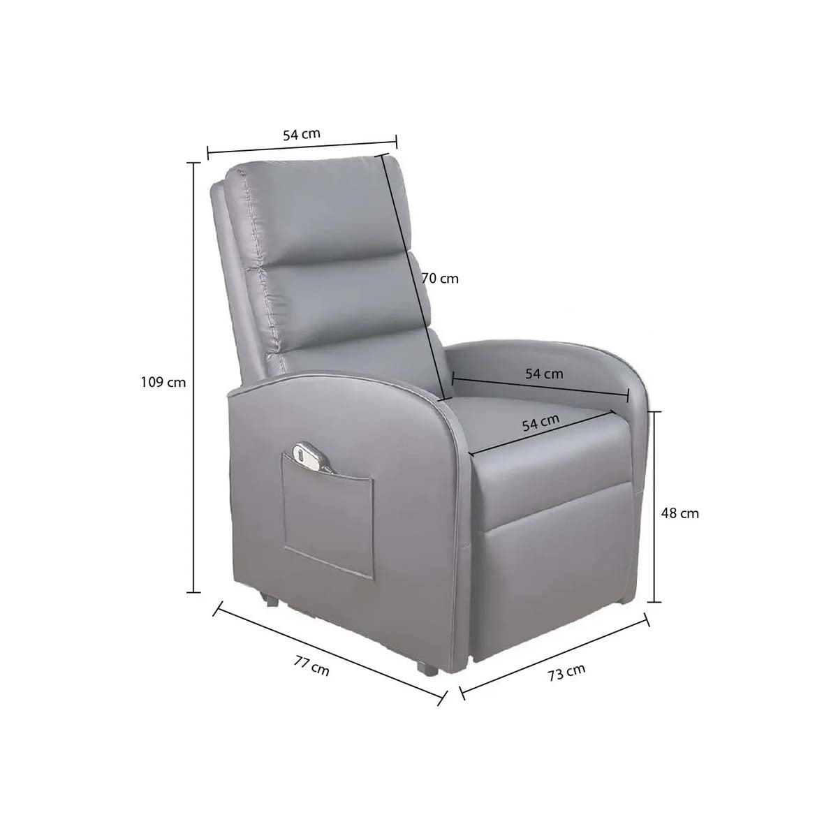 Sillón Reposet Eléctrico Brave con Sistema de Masaje