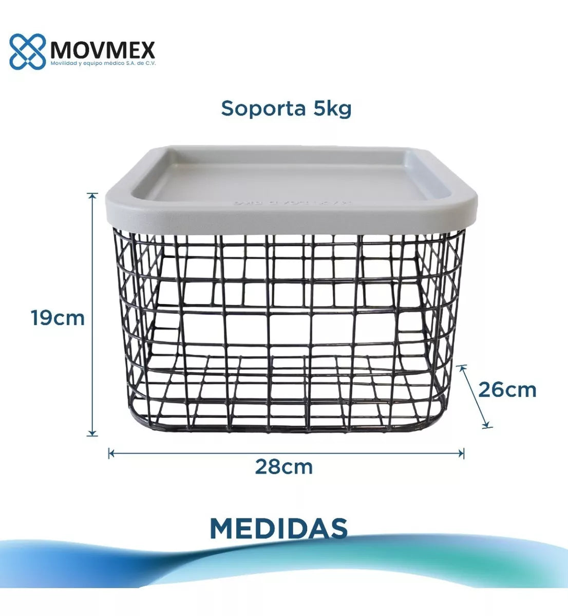 Andadera Ortopédica 3 Ruedas Aloe Movmex