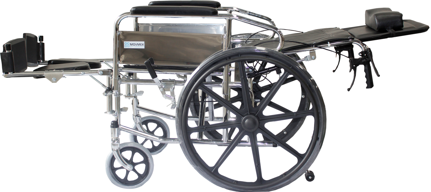 Silla De Ruedas Reclinable Todo Terreno Plegable Beatrice Movmex