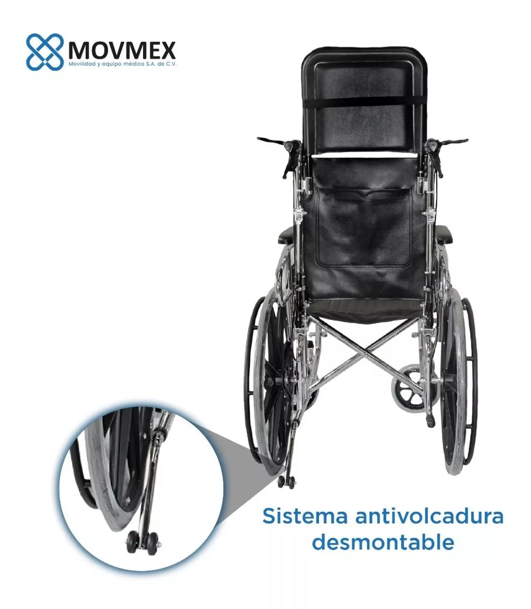 Silla De Ruedas Reclinable Todo Terreno Plegable Beatrice Movmex
