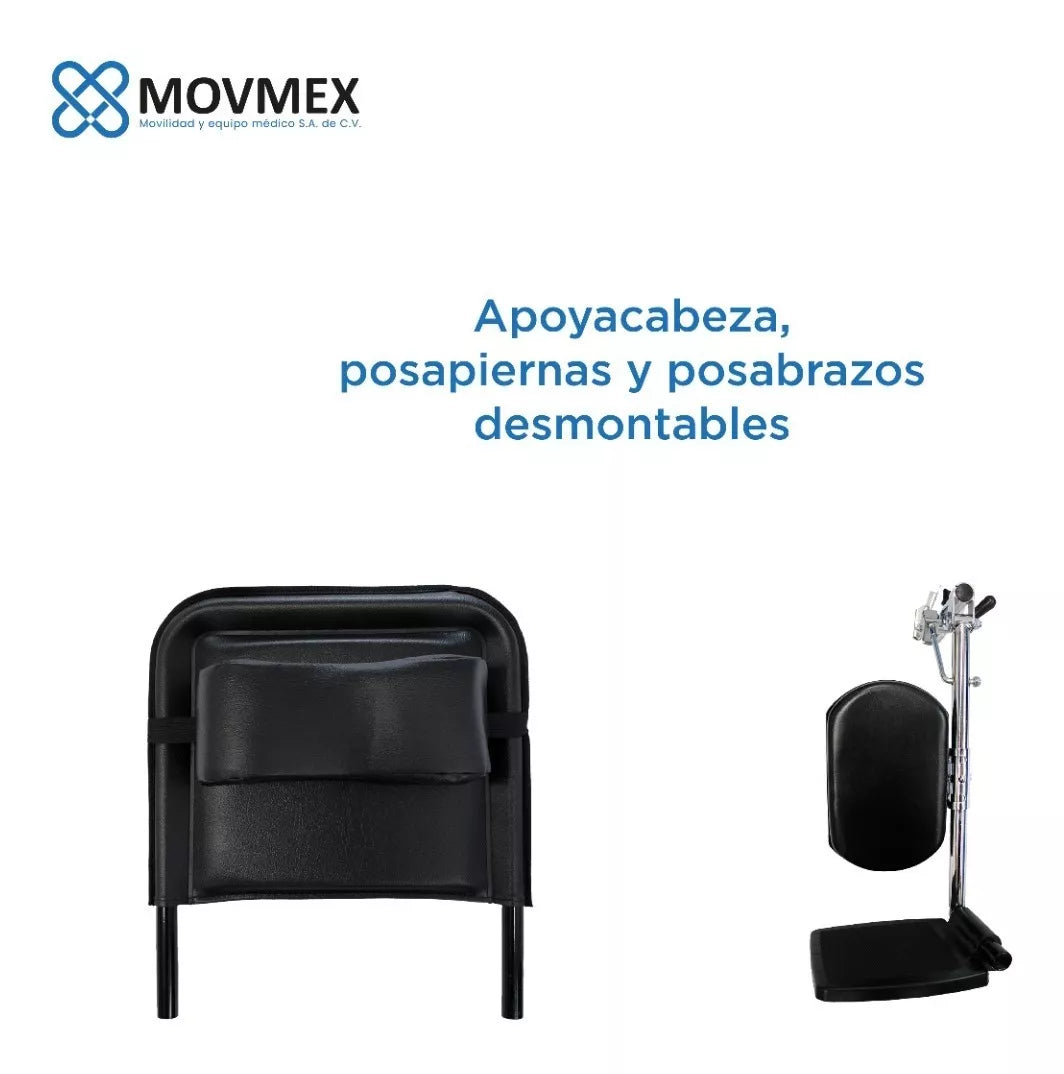 Silla De Ruedas Reclinable Todo Terreno Plegable Beatrice Movmex