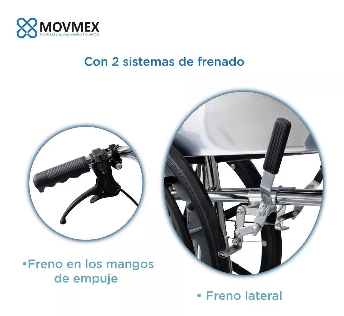 Silla De Ruedas Reclinable Todo Terreno Plegable Beatrice Movmex