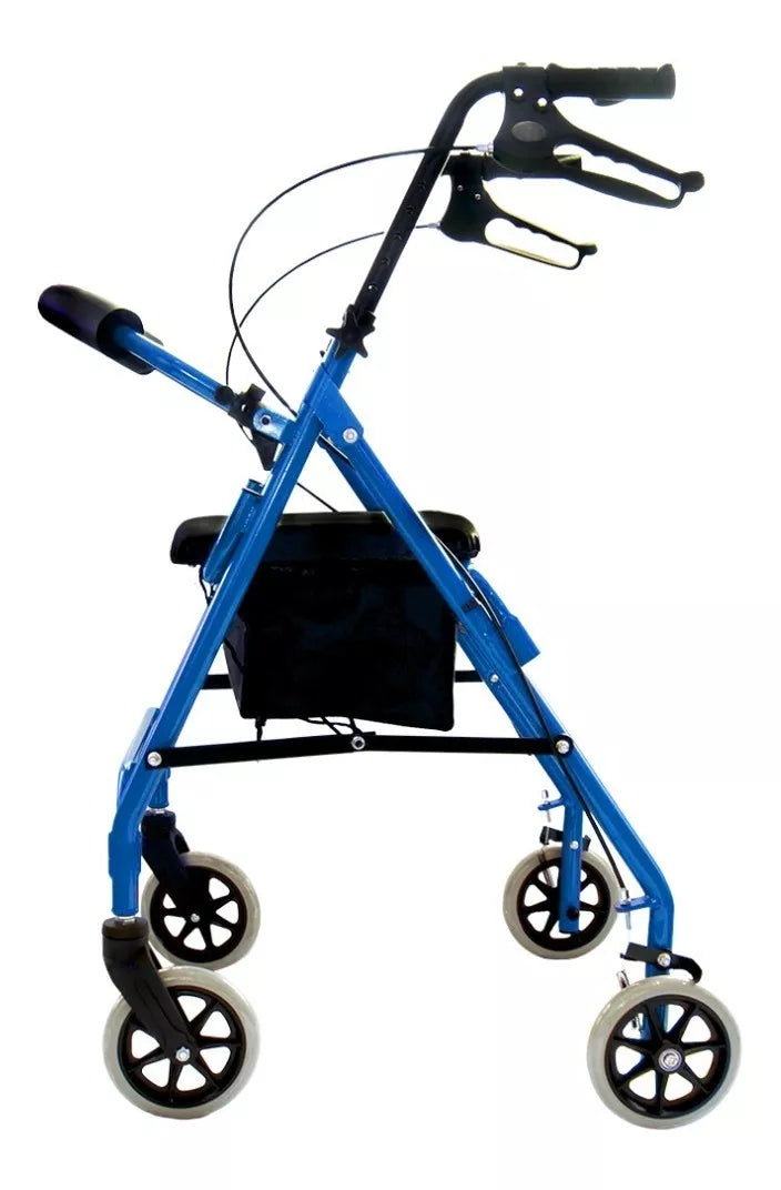 Andadera Ortopédica De Aluminio Plegable Con Bolsa Movmex