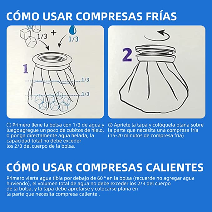 COMPRESA BOLSA PARA FRÍO O CALIENTE