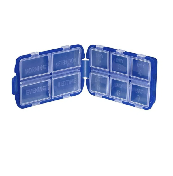 PASTILLERO CAJA 10 COMPARTIMENTOS