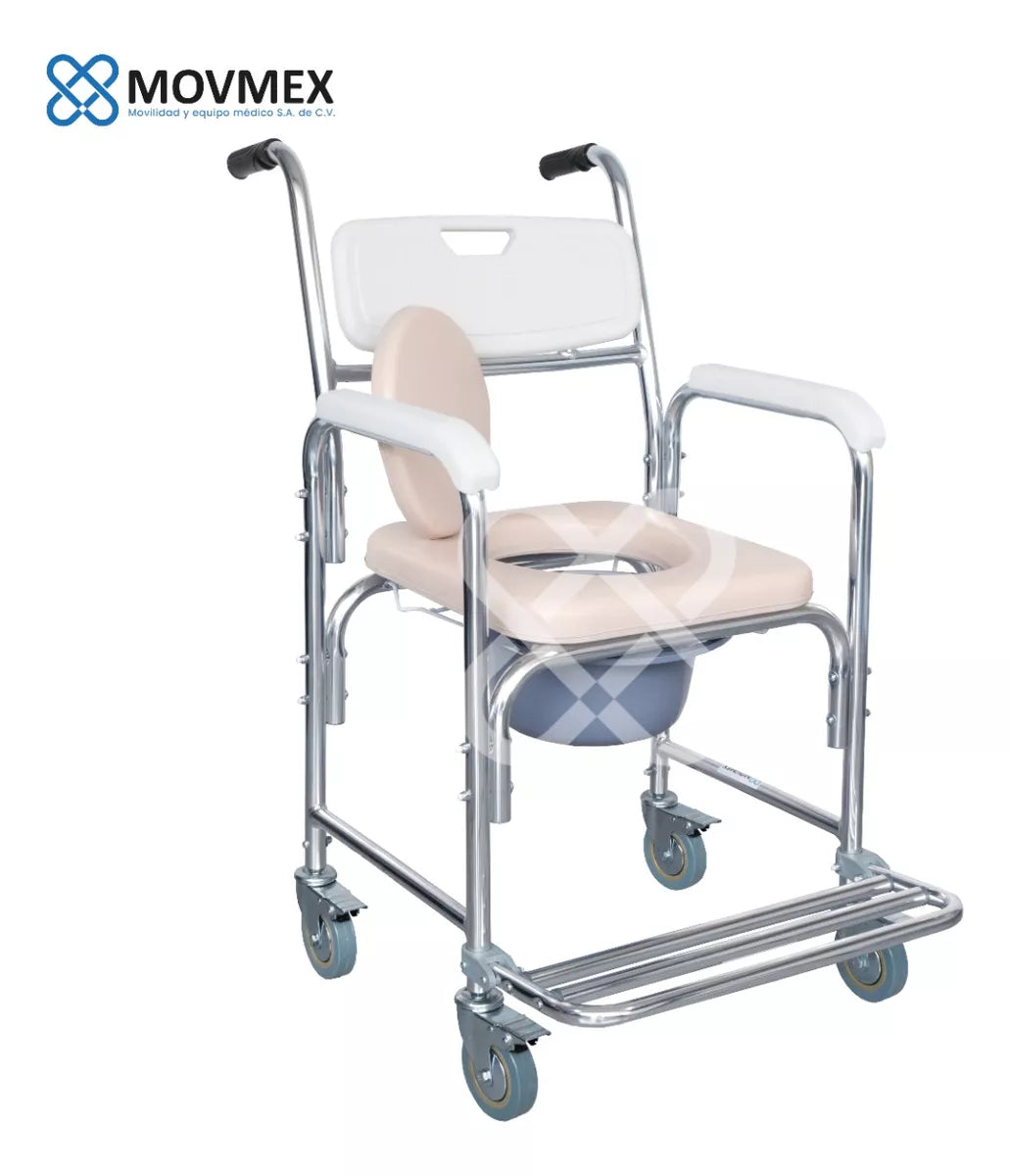 SILLA DE DUCHA CON CÓMODO 3 EN 1 MODELO JOHNS