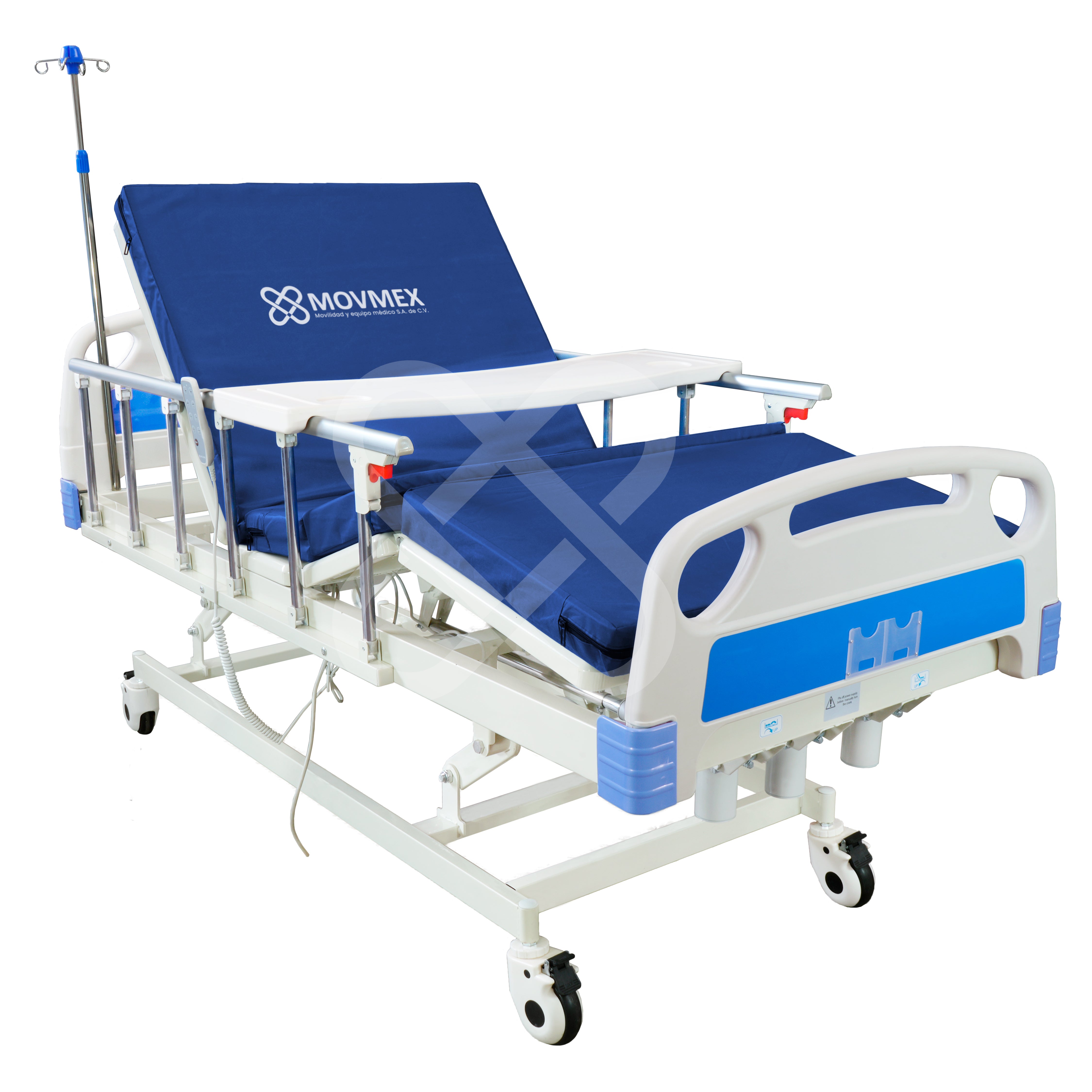 CAMA HOSPITALARIA ELÉCTRICA Y MANUAL (HÍBRIDA) 3 POSICIONES MODELO JENNER 2.0