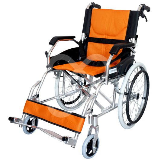 Silla De Ruedas Aluminio Solida Plegable Karolinska Movmex
