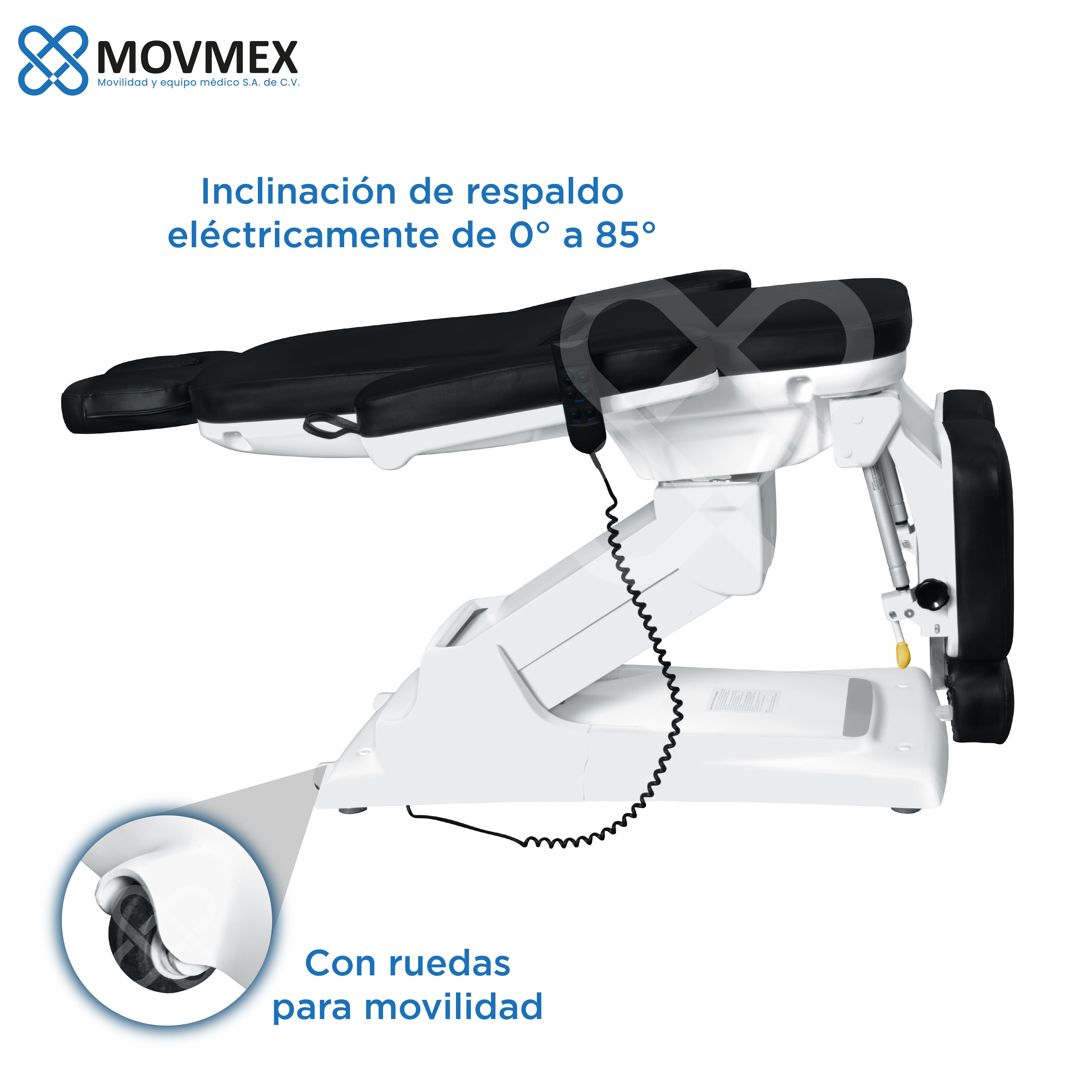 SILLA CAMILLA ELÉCTRICA 3 MOTORES MODELO LONDRES