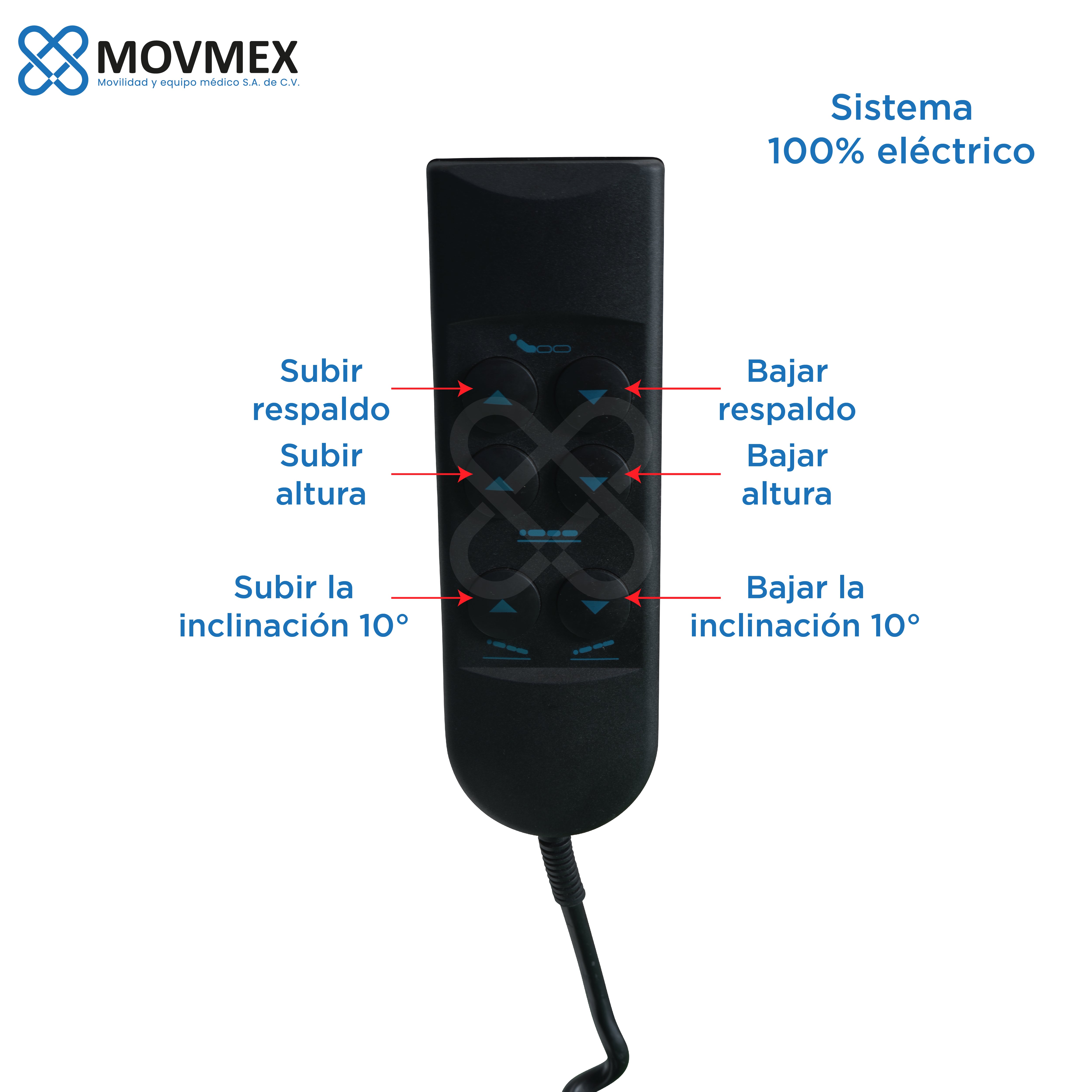 SILLA CAMILLA ELÉCTRICA 3 MOTORES MODELO LONDRES