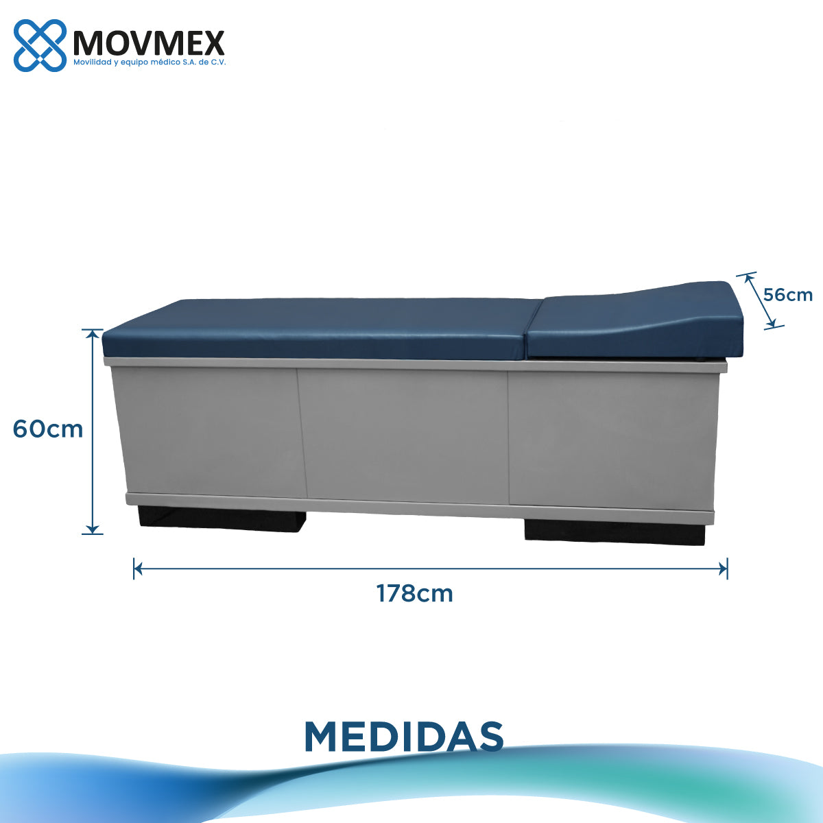 MESA DE EXPLORACIÓN MÉDICA CLINICA CONSULTORIO (USADA)