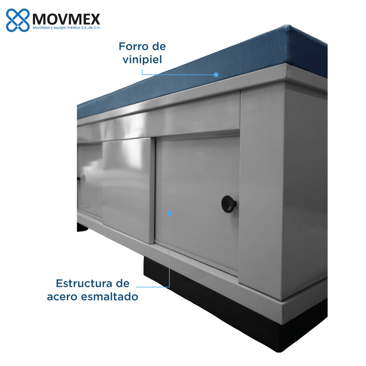 MESA DE EXPLORACIÓN MÉDICA CLINICA CONSULTORIO (USADA)