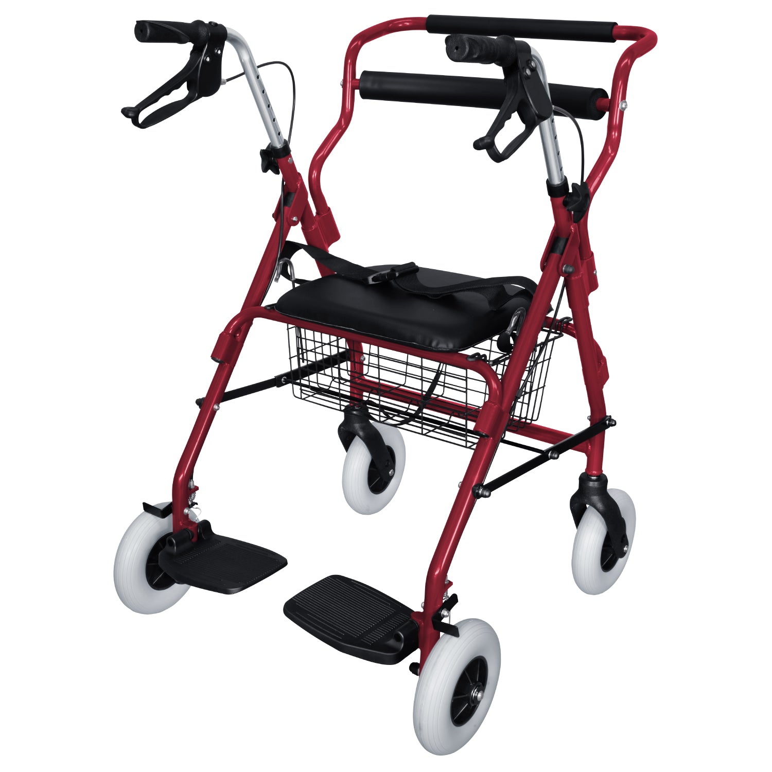 ANDADERA ORTOPÉDICA ROLLATOR HÍBRIDA CON POSAPIÉS