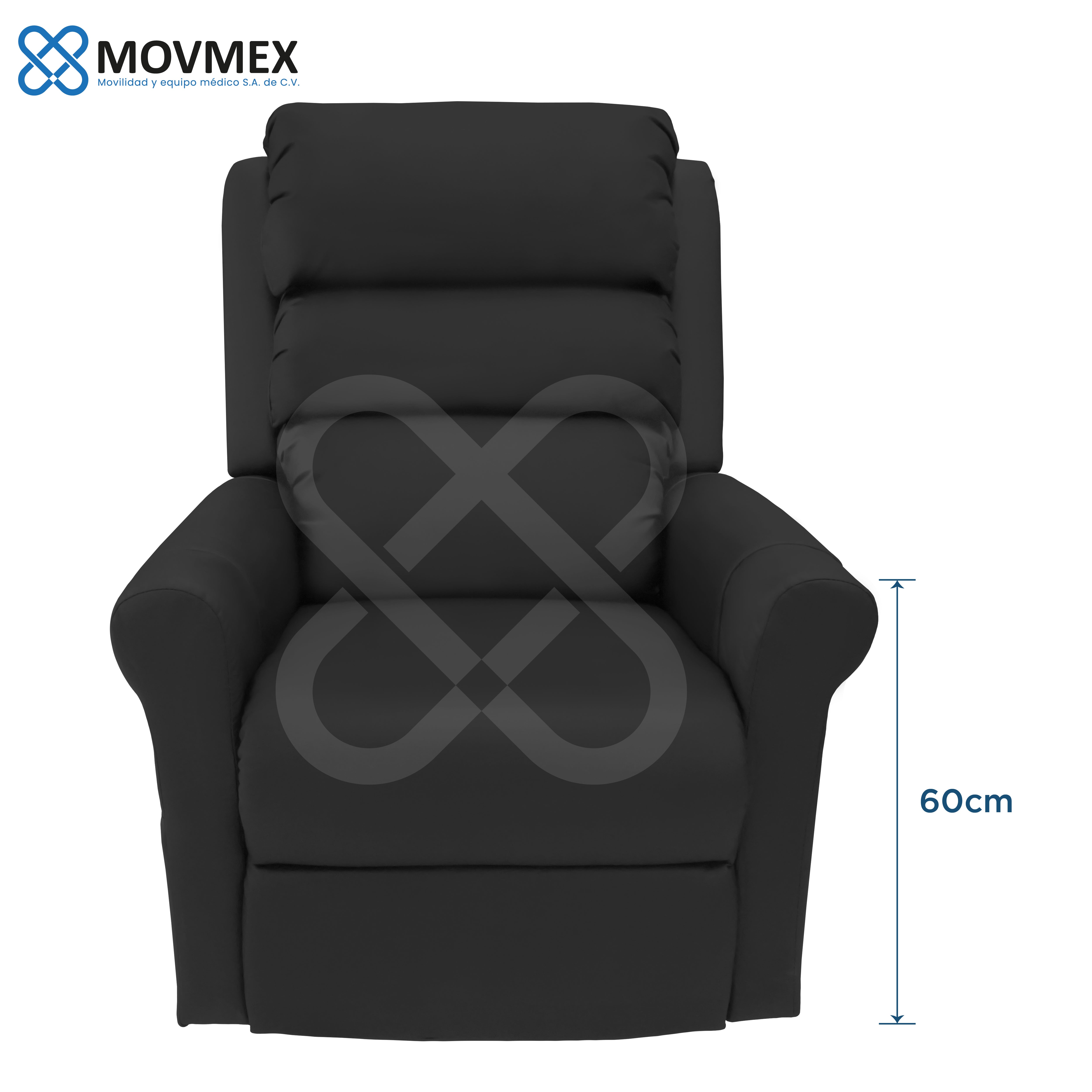 SILLÓN REPOSET ELÉCTRICO CON SISTEMA DE MASAJE POR VIBRACIÓN