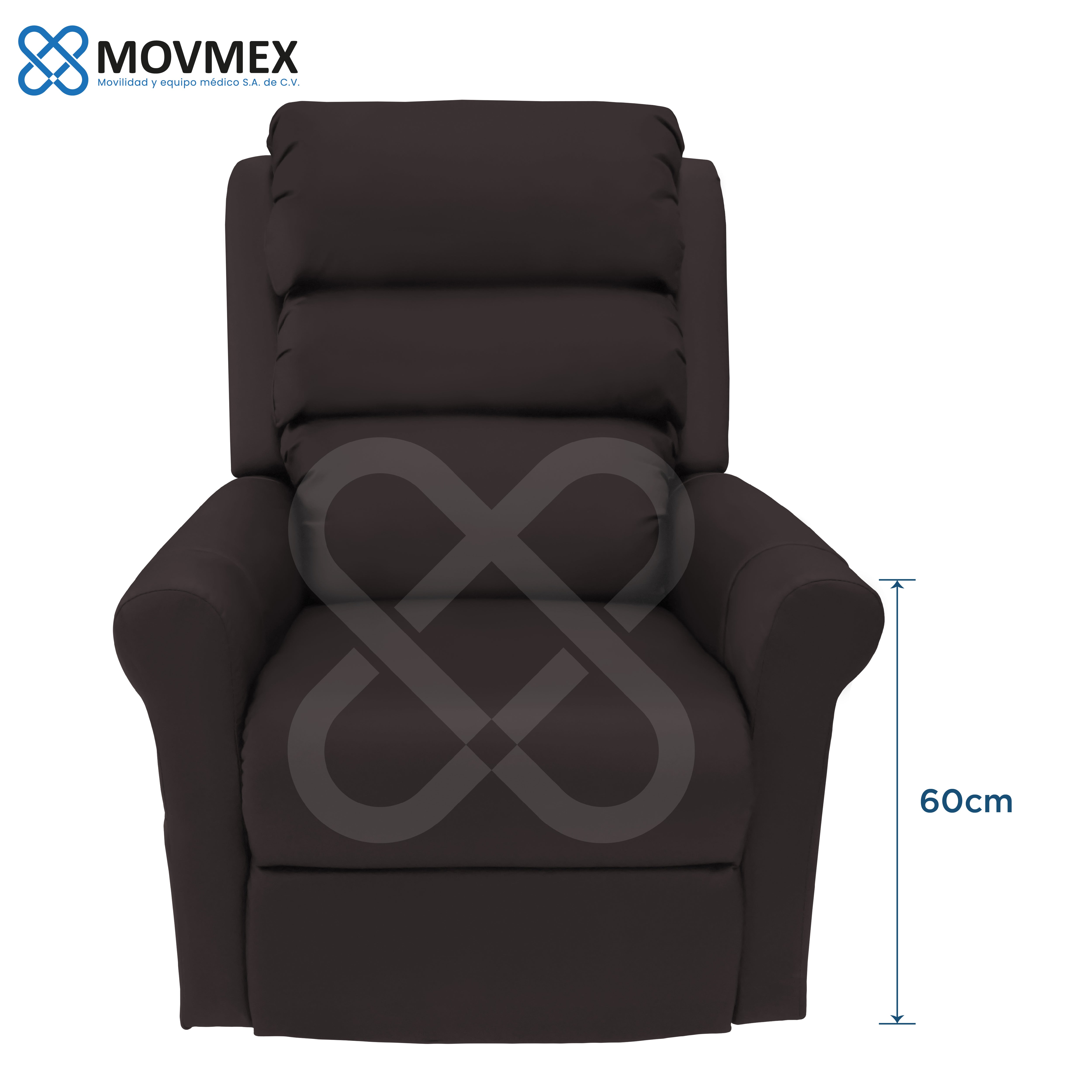 SILLÓN REPOSET ELÉCTRICO CON SISTEMA DE MASAJE POR VIBRACIÓN