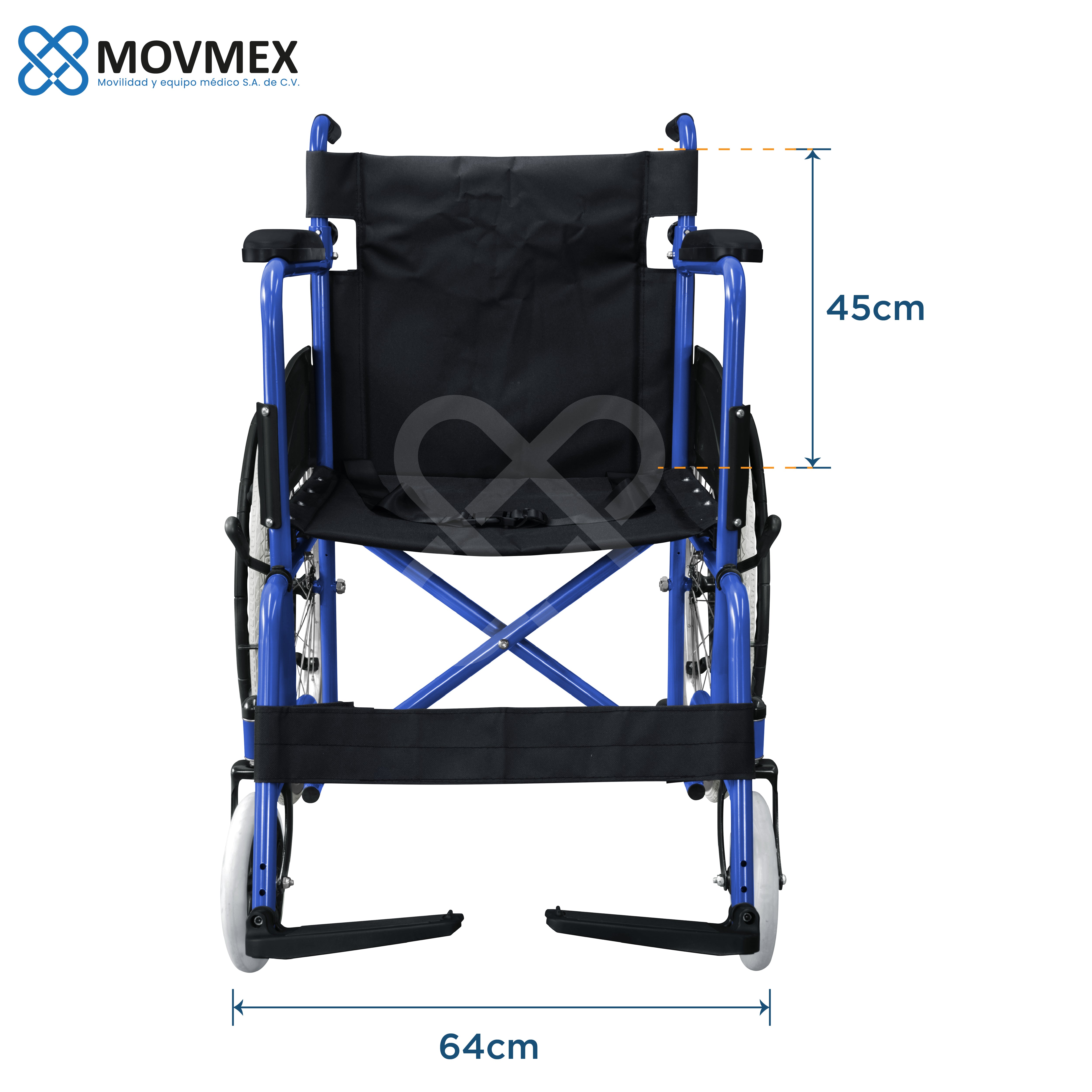 SILLA DE RUEDAS BÁSICA LLANTA SÓLIDA ZINIC