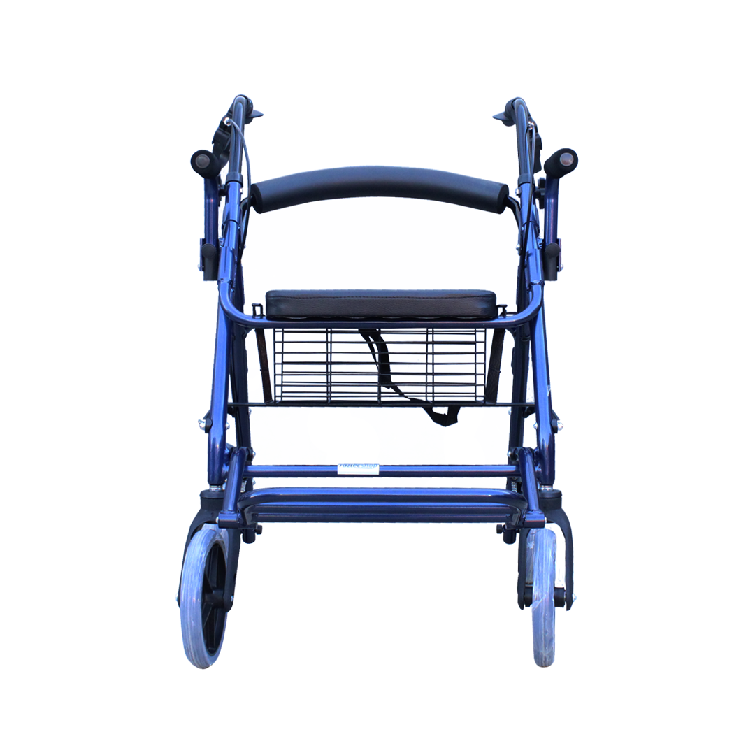 Andadera Hibrida Ortopédica Rollator  Con Asiento Plegable Movmex