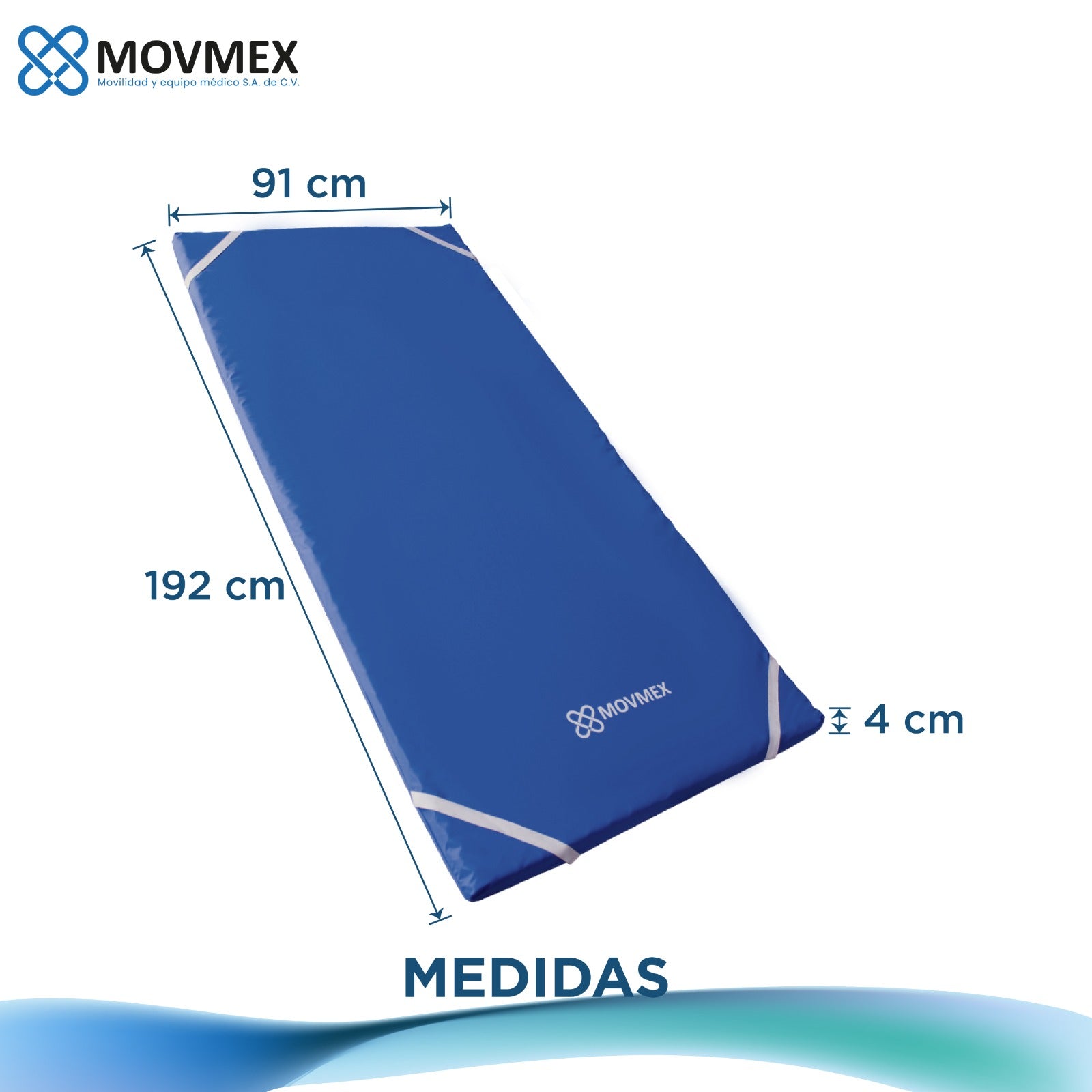 SOBRE COLCHÓN DE ESPUMA ANTILLAGAS TIPO CASCARÓN DE HUEVO IMPERMEABLE