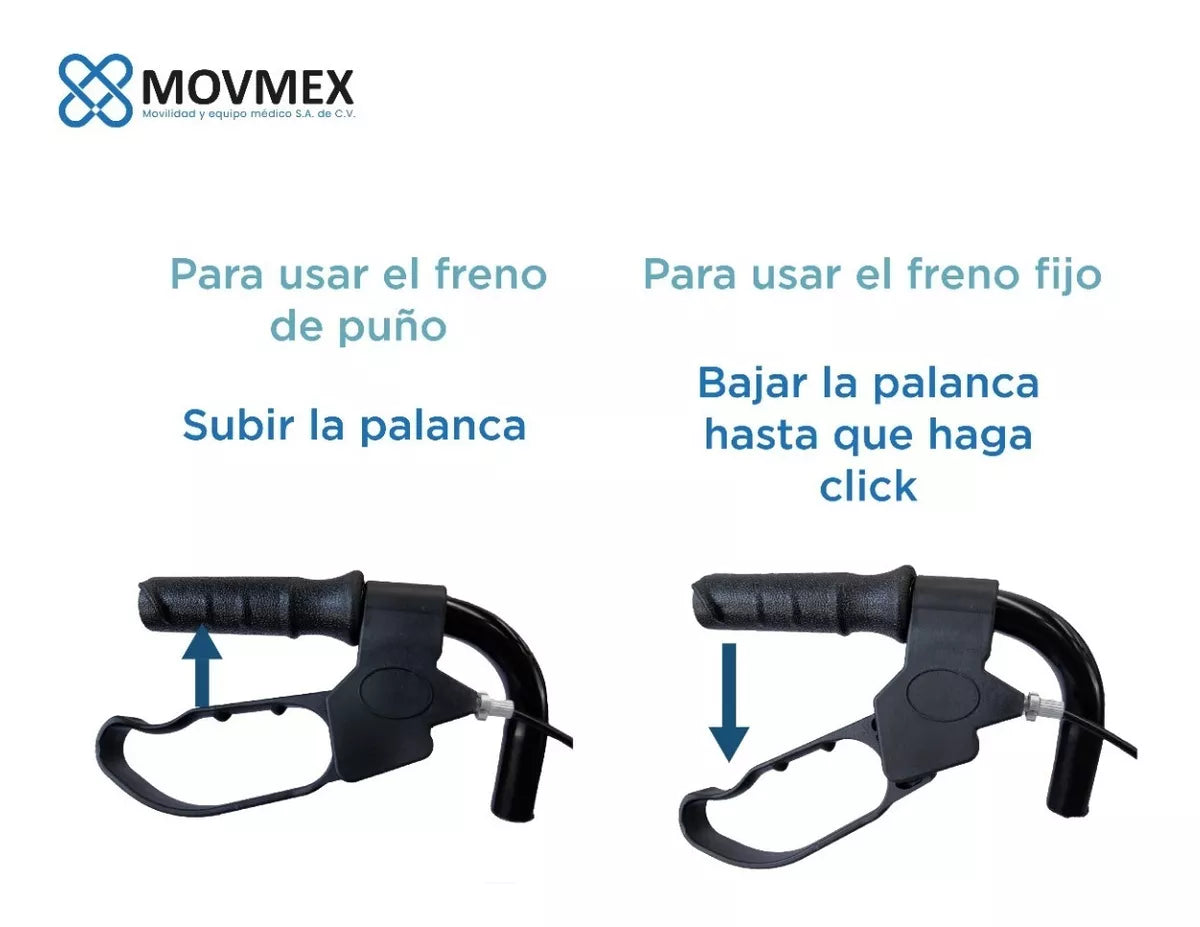 Andadera Ortopédica 3 Ruedas Aloe  Movmex