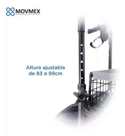 Andadera Ortopédica 3 Ruedas Aloe  Movmex