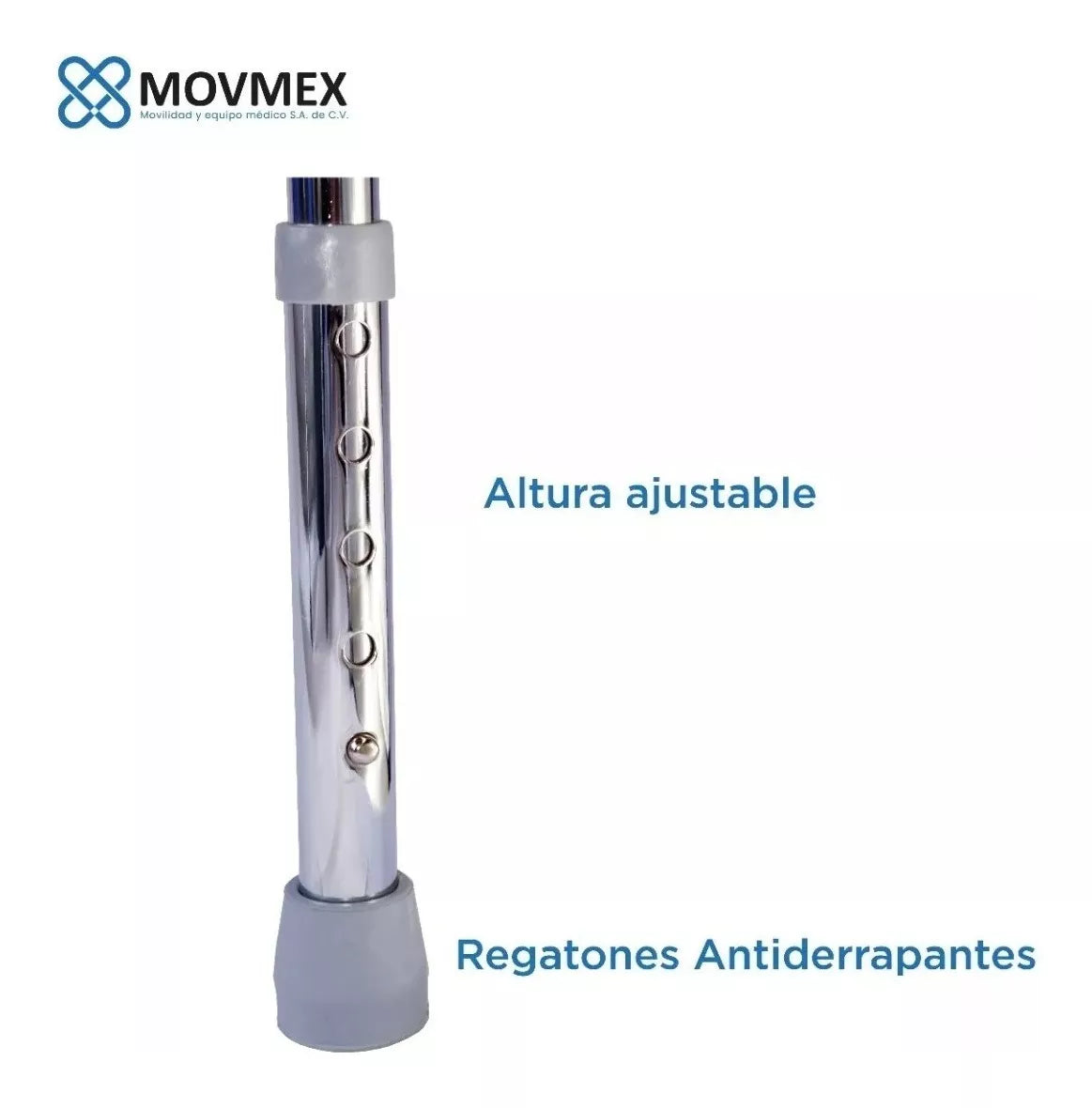 SILLA CON CÓMODO DE ACERO CROMADO CON ALTURA AJUSTABLE MODELO SINAÍ