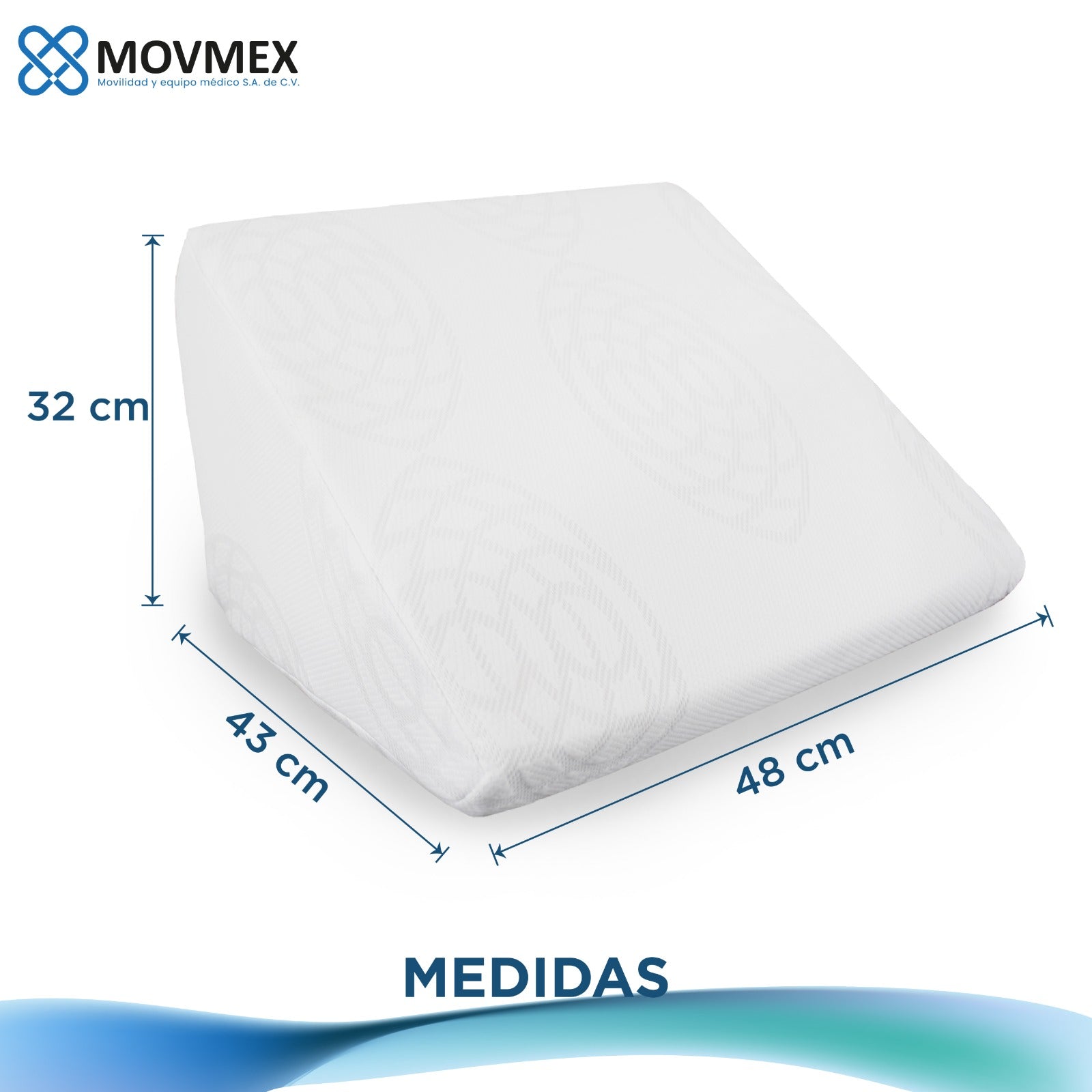 COJIN CUÑA ANTIREFLUJO MEMORY FOAM MODELO HELENA