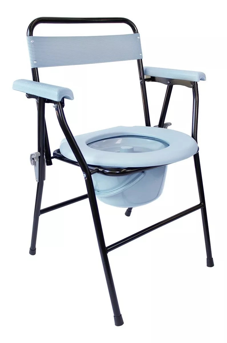 SILLA CON CÓMODO PLEGABLE PORTÁTIL MODELO CHARITE