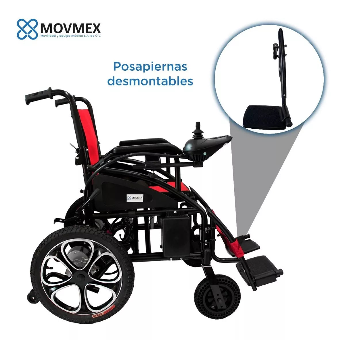 Silla De Ruedas Eléctrica Pearson Todo Terreno Plegable Movmex