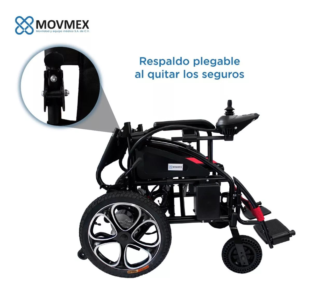 Silla De Ruedas Eléctrica Pearson Todo Terreno Plegable Movmex