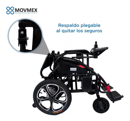 Silla De Ruedas Eléctrica Pearson Todo Terreno Plegable Movmex