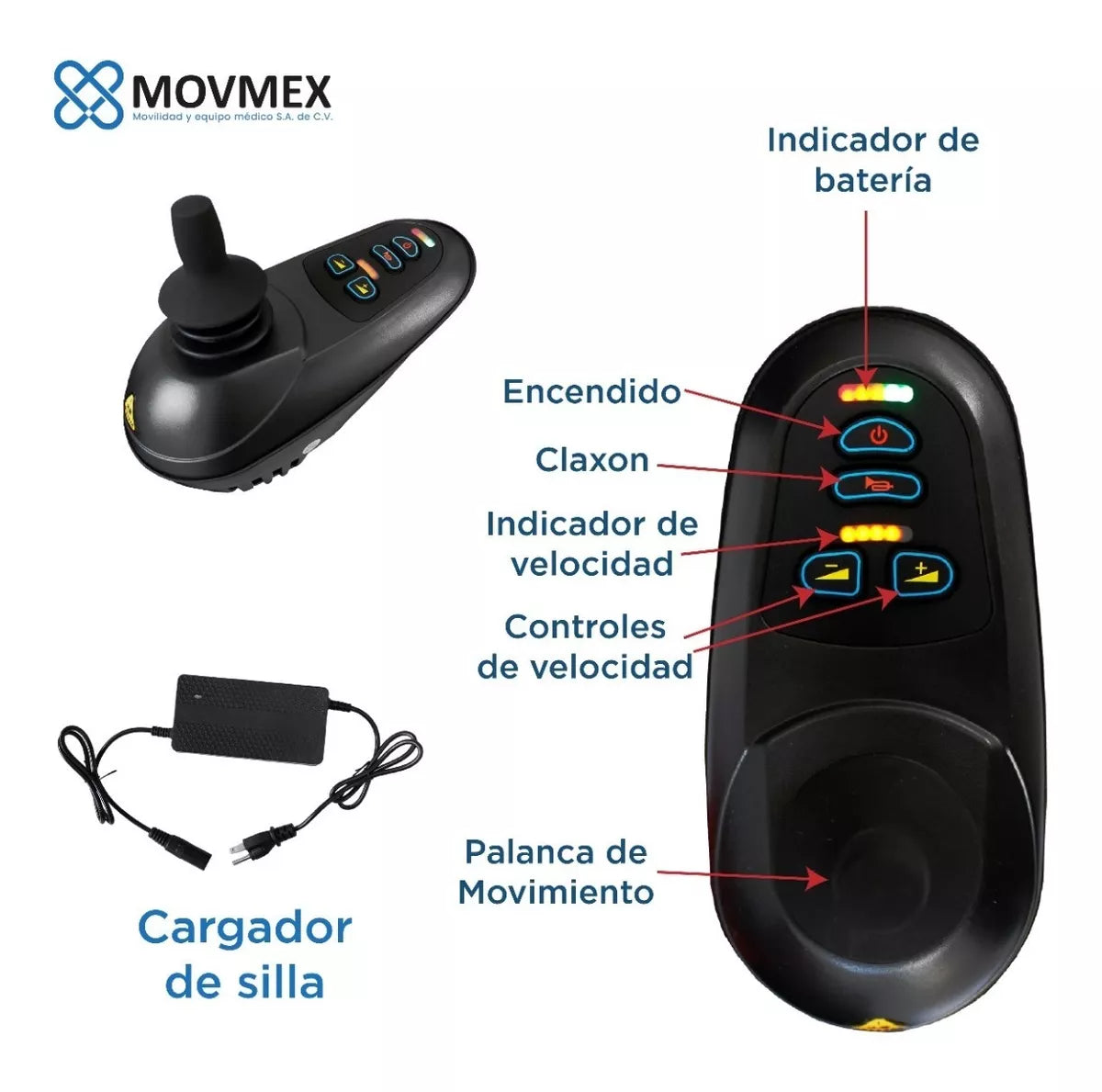 Silla De Ruedas Eléctrica Pearson Todo Terreno Plegable Movmex