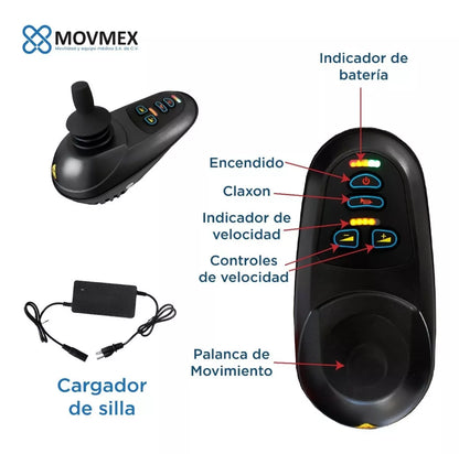 Silla De Ruedas Eléctrica Pearson Todo Terreno Plegable Movmex