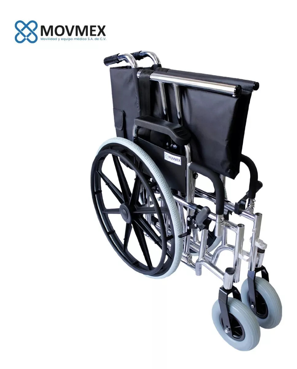 Silla De Ruedas Sólida Sobrepeso Extra Ancha 24"  Curie Movmex