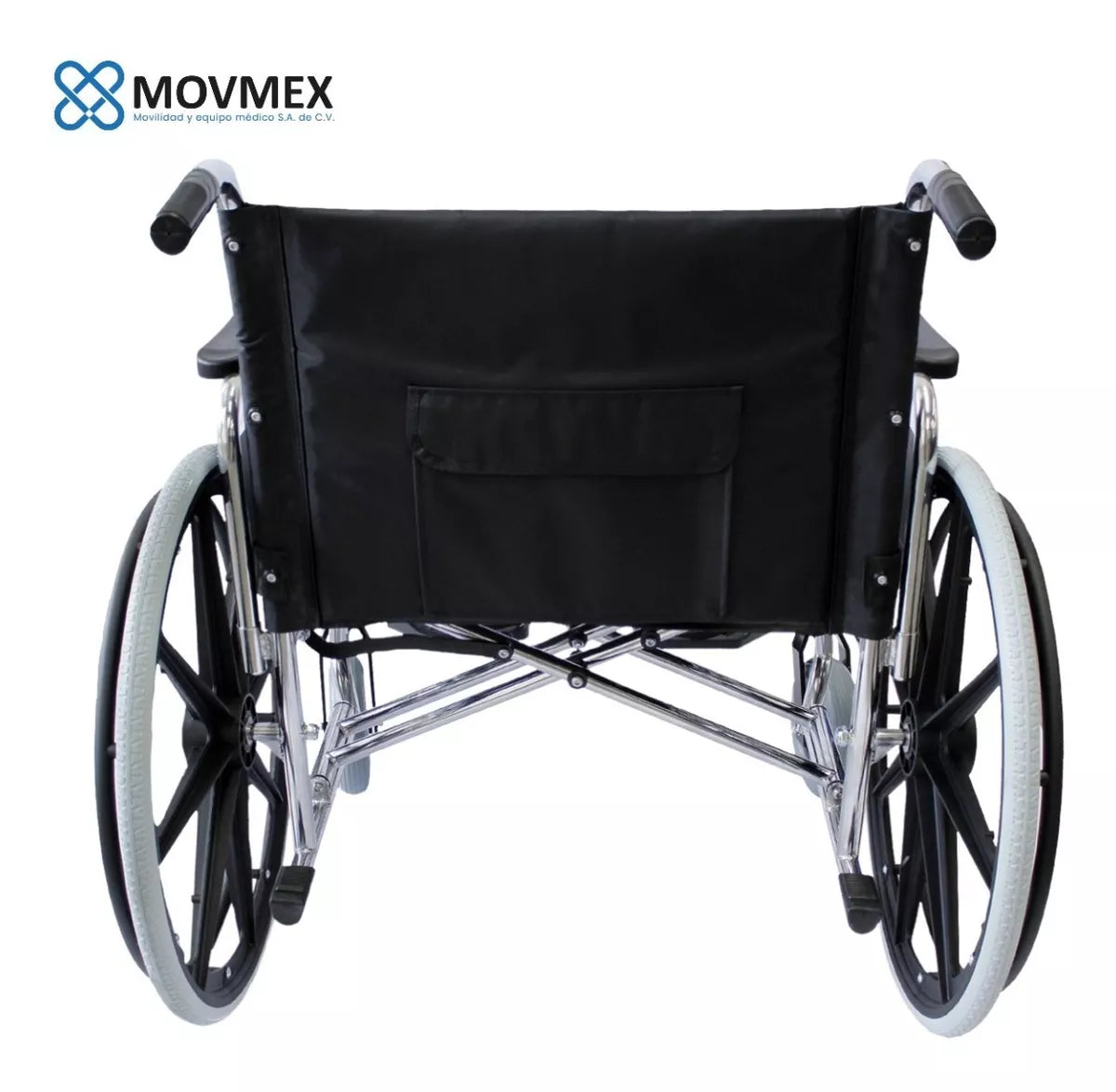 Silla De Ruedas Sólida Sobrepeso Extra Ancha 24"  Curie Movmex