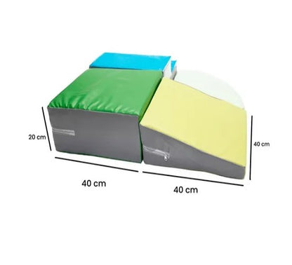 Kit de Estimulación Temprana 4 Piezas Gimnasio Para Bebes, Juegos didácticos